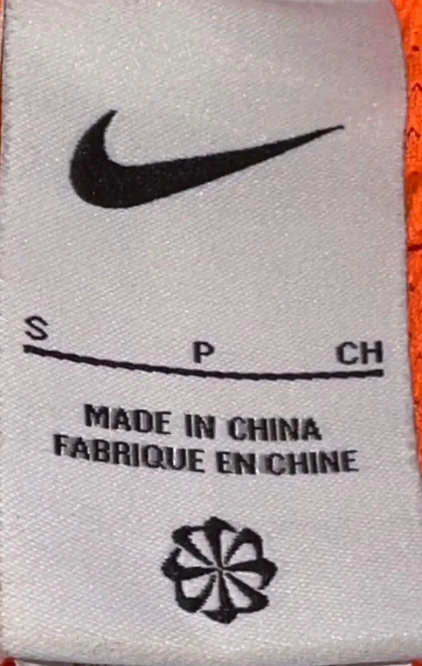 Nike Two-Tone Bright Orange and Brown Swim Trunks